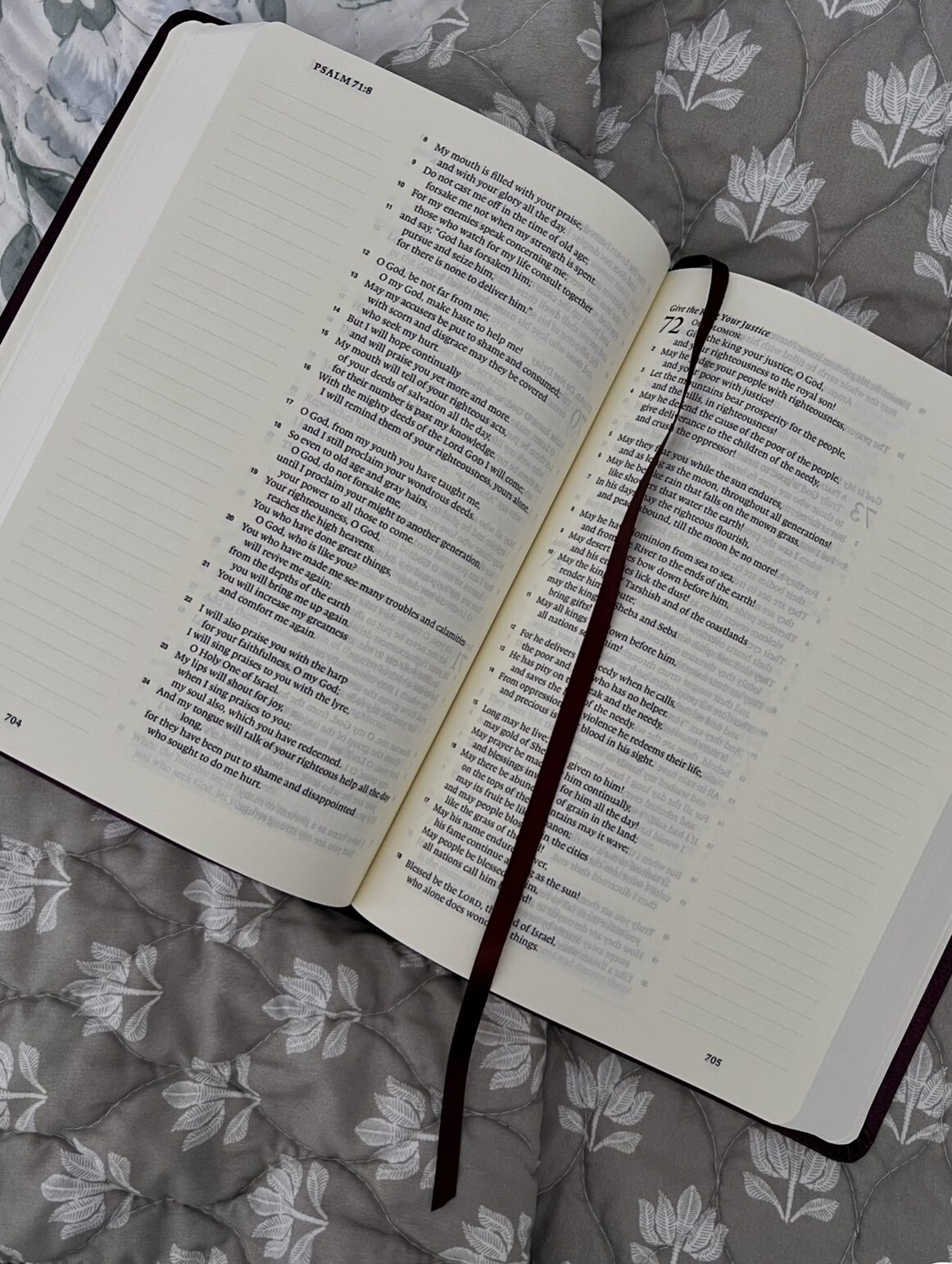 evening routine for homemakers reading bible before bed