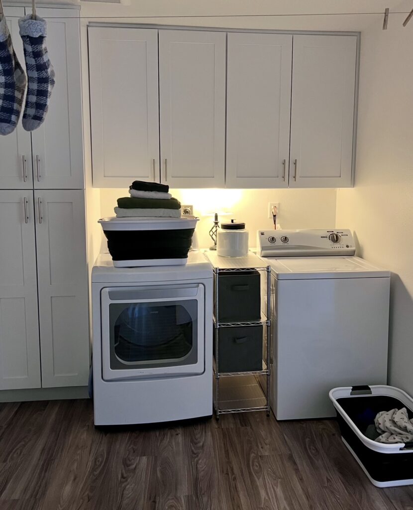 daily rhythm for stay-at-home-moms laundry and homemaking routine